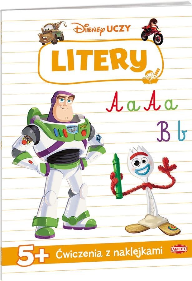 LIBRO DE ADHESIVOS EDUCATIVOS A5 PELÍCULAS DISNEY LETRAS AMEET UDN-9301